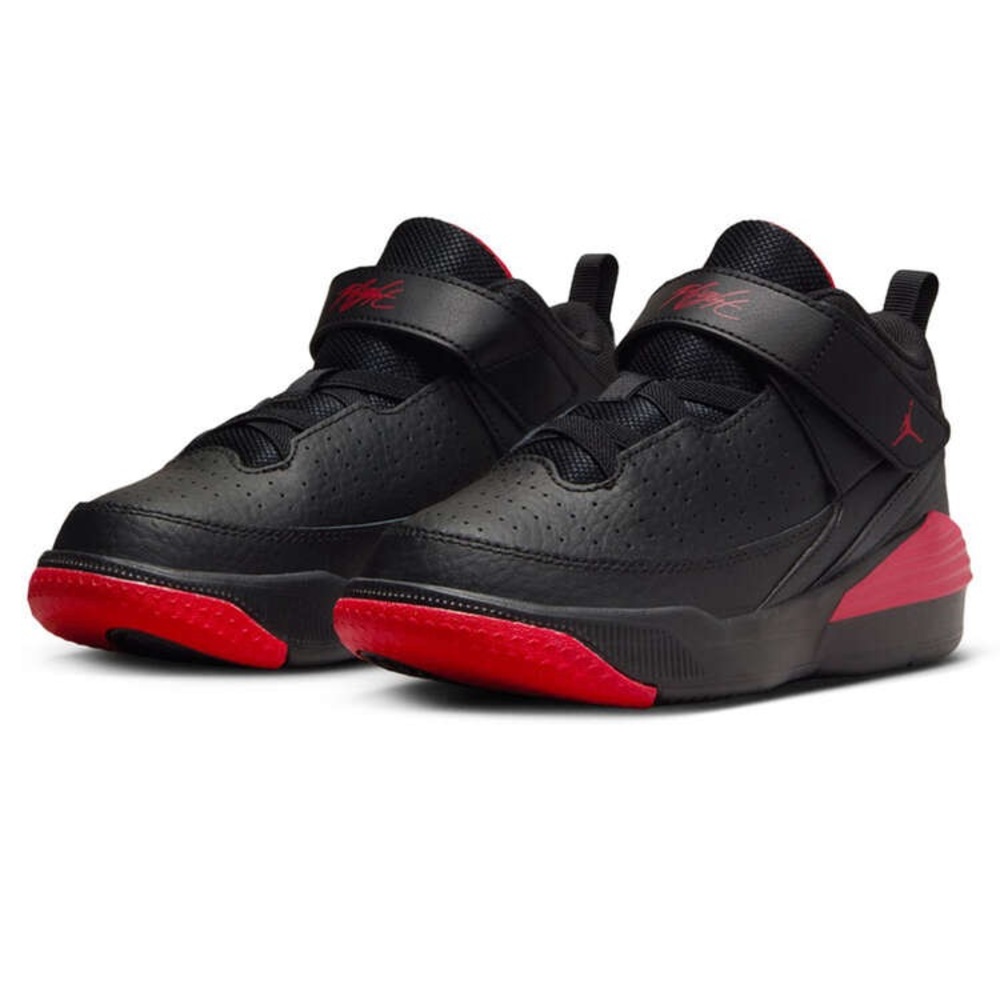 Jordan Max Aura 5 PS Kids Basketball Shoes Black/Red